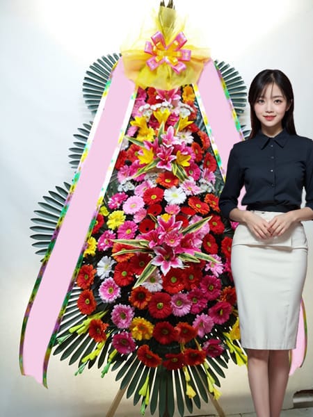 제이오스티엘 3단화환 고급형